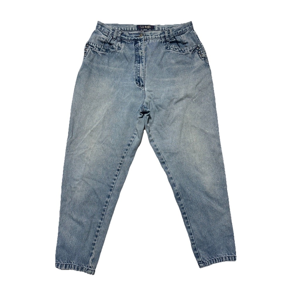 LA‎ Blues Vintage Light Wash Mom Jeans  Womens 18